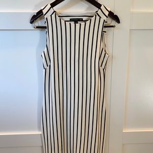 Banana Republic Blue Stripe No Sleeve Dress